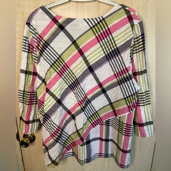 HABITAT clothes you live in Mixed Plaid Pullover shirt - Fiesta Sz XL - Picture 6 of 8